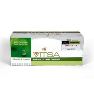 VITSA 12A / Q2612A / 2612 / 2612A TONER CARTRIDGE COMPATIBLE FORHP LASERJET PRO1010 / 1010W / 1012 /1015 /1018 /1020 /1022 / 1022N / M1319F MFP /3015/3020 /3030 /3050 /3050Z /3052 / 3055 PRINTER (12A Easy Refill )