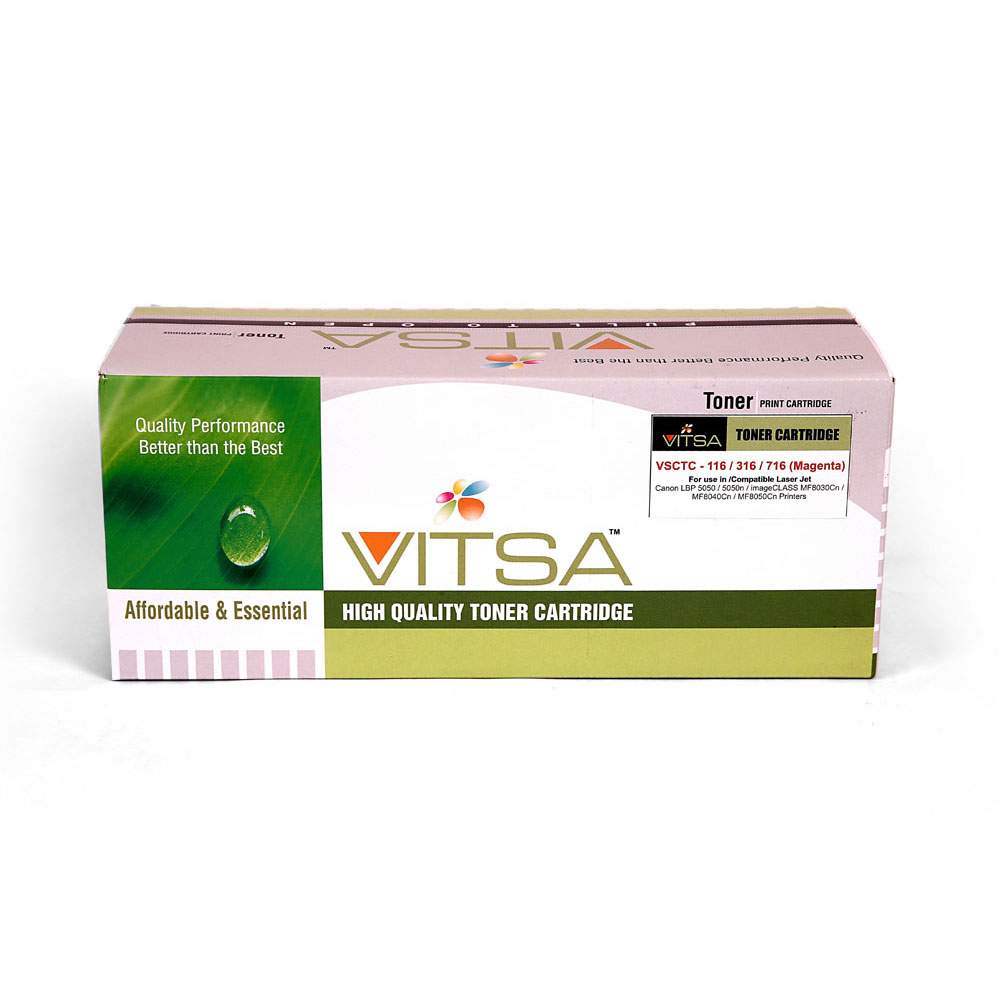 Vitsa 316 Magenta Toner Cartridge Compatible For   Canon  Lbp-5050  /  Lbp-5050N Printer