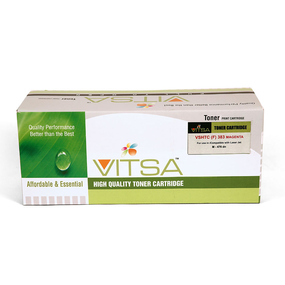 Vitsa 312A  / Cf383A  Magenta Toner Cartridge Compatible For  Hp Color Jet Pro Mfp M476Dn  /  Pro Mfp M476Dw  /  Pro Mfp M476Nw Printer ( Cf 380A)