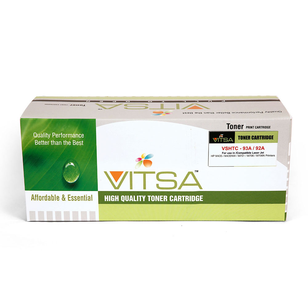 Vitsa 93A / Cz192A Toner Cartridge Compatible For Hp M435 / M435Nw / M701 / M706 / M706N