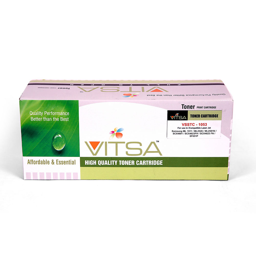 Vitsa Mlt-D1053L / 1053L / 1053 Toner Cartridge Compatible For Samsung Ml 1911 / Ml2526 / Ml2581N / Scx­4601 / Scx4623Fh / Scx4623 Fn / Sf651P 