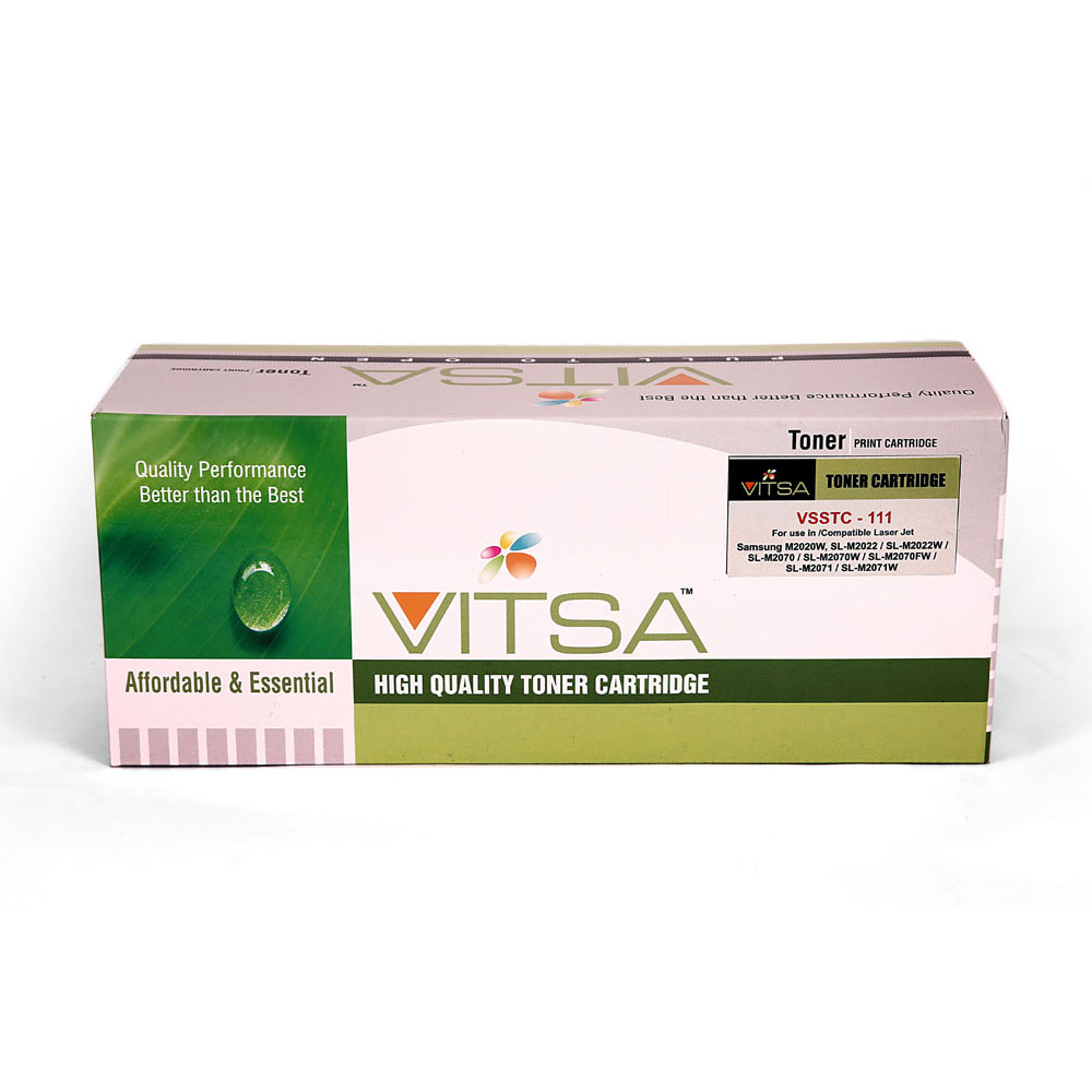Vitsa Mlt D111S / 111S / 111 Toner Cartridge Compatible For Samsung M2020W, Sl-M2022 / Sl-M2022W / Sl-M2070 / Sl-M2070W / Sl-M2070Fw / Sl-M2071 / Sl-M2071W