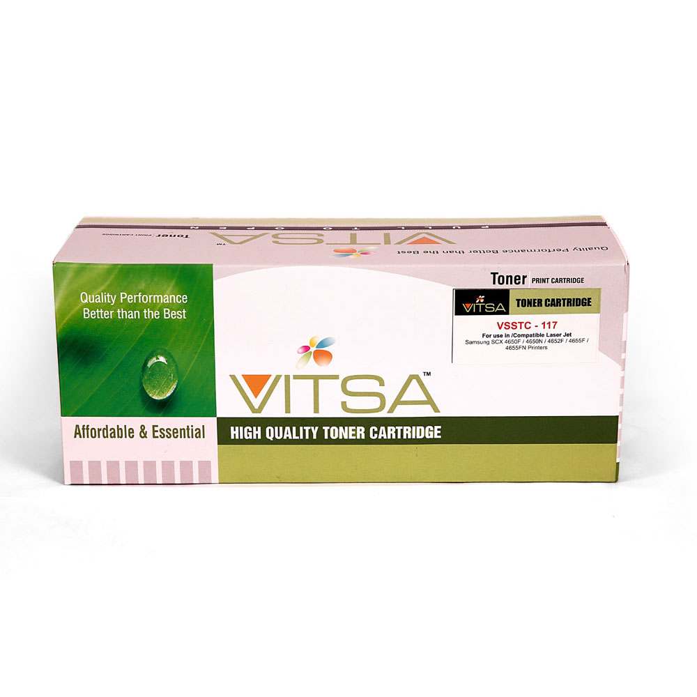 Vitsa Mlt-D117S / 117 Toner Cartridge Compatible For Samsung Scx 4650F / 4650N / 4652F / 4655F / 4655Fn Recycled
