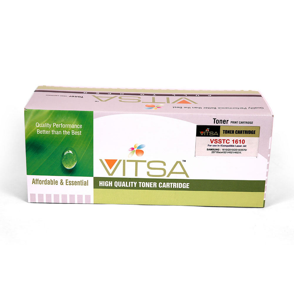 Vitsa Ml-1610  Toner Cartridge Compatible For Samsung Ml - 1610 / 1615 / 1620 / 2010 / 2015 / 2510 / 2570 / 2571N