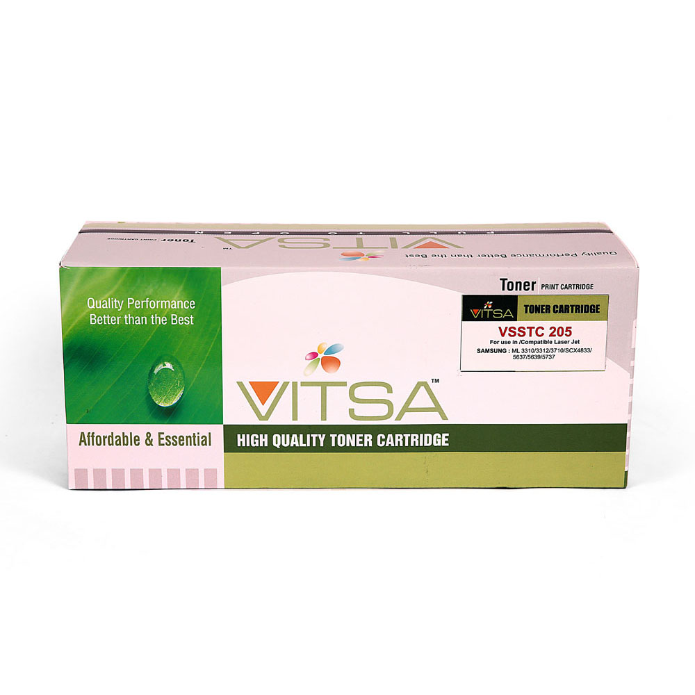 Vitsa Mlt-D205L / 205L / 205 Toner Cartridge Compatible For Samsung Ml3310 / Ml3170 / Ml3312 / Ml3310Nd / Ml3310D / Ml3312Nd / Ml3710D / Ml3710Dw / Ml3712 / Ml3712N / 4833Fd / 4833Fr / 5637 / 5639